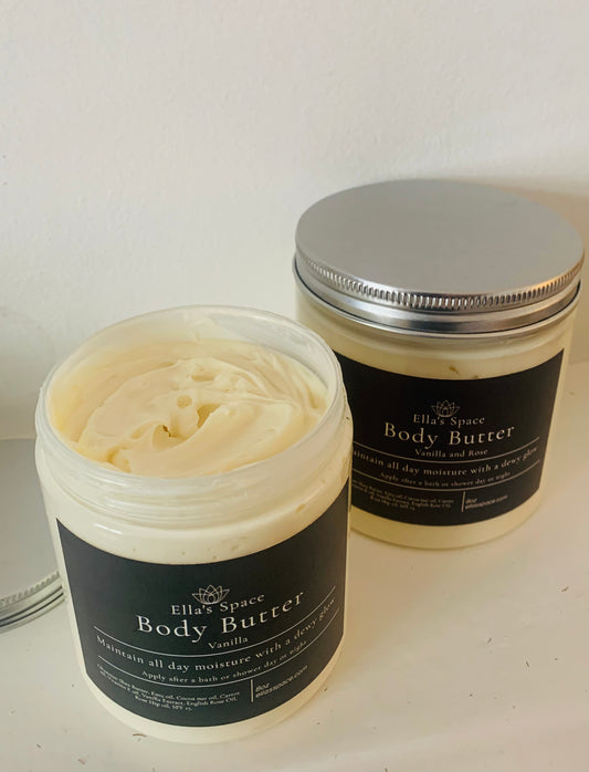 Shea Body Butter Vanilla and Rose